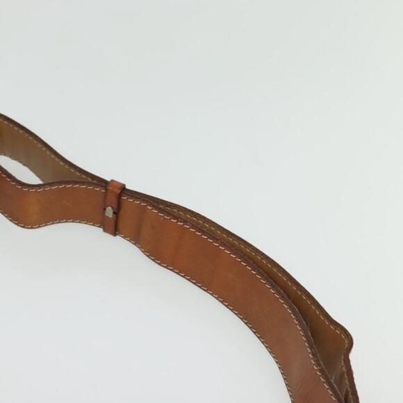 CELINE Macadam Canvas Shoulder Bag Pvc Leather Brown Gold - Picture 8 of 13